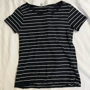 Black and white striped shirt
